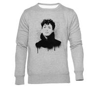 Newtee Young Kamala Harris Graffiti Sweat Gris Unisexe Ras du Cou