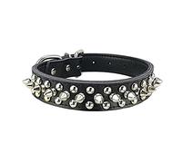 Newtensina Collier à Chien à col clouté avec des Clous pour Chiens