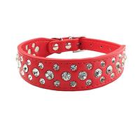 Newtensina Collier de Chiots Bling Collar Animaux de Compagnie Collier de Chien Mignon avec Diamante pour Les Filles