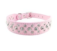 Newtensina Collier de Chiots Bling Collar Animaux de Compagnie Collier de Chien Mignon avec Diamante pour Les Filles