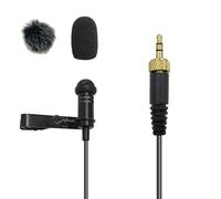 NewTH Microphone cravate omnidirectionnel à condensateur filaire à clipser pour émetteur sans fil Sennheiser EW100 G4 G1 G2 G3, EWD1, ME2, ME3, ME4 (prise à vis de verrouillage de 3,5 mm uniquement