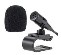 NewTH Microphone de voiture avec prise jack 2,5 mm - Micro de montage externe avec câble de 3 m - Pour autoradio stéréo et navigation GPS Pioneer