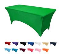 Newthinking Nappe ajustée en élasthanne de 1,8 m - Lavable - Rectangulaire - Extensible - Pour banquet, fête de mariage, vacances