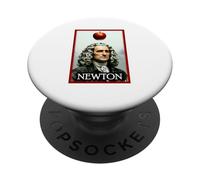 Newton avec Pomme PopSockets PopGrip Adhésif
