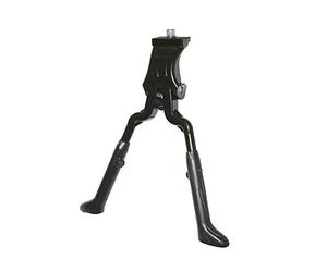 NEWTON Bequille Velo Double Centrale 24-28" reglable alu Noir (sans Contre-Plaque)