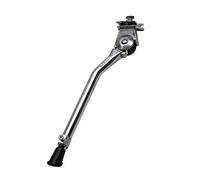 NEWTON Bequille Velo Laterale avec Plaque 20-28" reglable alu Argent