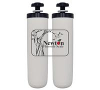 Newton Filtre à eau gravité avec élimination du fluor et réduction de la calcaire | Bougie en céramique haute capacité | Compatible avec British Berkefeld, Ultra Fluorure, Berkey (1 pack)