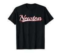 Newton Massachusetts Boston Area Vintage Varsity Distressed T-Shirt