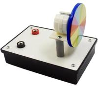 Newton Modèle de démonstration du principe de synthèse de la lumière à disque couleur à sept couleurs Instrument d'enseignement de la physique optique Appareil d'expérimentation