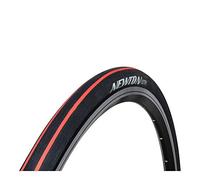 Pneu route 700 x 25 e-01 noir liserets rouge ts (25-622) 62tpi