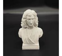 Newton Statue scientifique Einstein Buste Statue Impression 3D Figurine Galilée Figure Madame Curie Sculpture Tesla pour décoration de salon, maison, bureau, collection Tesla Figurine Hawking Bust