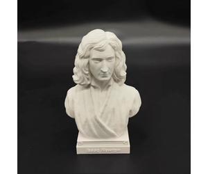 Newton Statue scientifique Einstein Buste Statue Impression 3D Figurine Galilée Figure Madame Curie Sculpture Tesla pour décoration de salon, maison, bureau, collection Tesla Figurine Hawking Bust