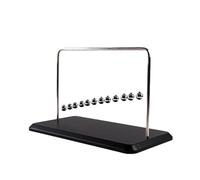 Newtons Pendule Berceau Pendule avec 12 Boules, Cradle Balance Balancelle Balles Cinétiques Balancées, Accessoires d'apprentissage scientifique drôle Jouet Physique