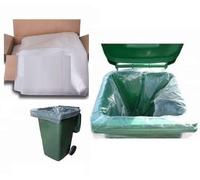 NewTouch Lot de 100 sacs poubelle transparents et résistants pour poubelle à roulettes