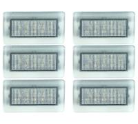 Newtown2700-parts Lot de 6 éclairages d'intérieur LED compatibles / pièce de rechange pour Tesla Model 3 X S Y Blanc froid
