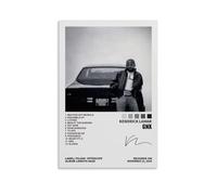 NEWTRASI Poster de l'album GNX de Kendrick Lamar, affiches et impressions sur toile, décoration murale, sans cadre, 30 x 45 cm