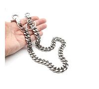 newtro Chaîne de portefeuille robuste pour homme, femme, garçon, fille, pantalon de motard, pantalon de moto, jean, punk, gothique, porte-clés, noir, doré, argenté TH, Th01-argent, 61 cm