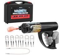 NEWTRY Chauffage magnétique par induction, 1500W chauffage électromagnétique par induction auto chauffage par induction avec 8 bobines pour écrous rouillés, 220V