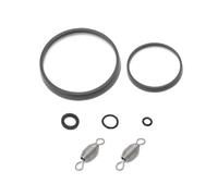 NEWTRY Ensembles d'accessoires universels (jeu d'anneaux en plastique et 2 ressorts) pour pompe doseuse à eau hydraulique injecteurs d'engrais chimiques