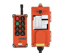 NEWTRY Télécommande de Grue sans Fil 18~65 V, émetteur-récepteur de Haute qualité pour palan Industriel, Pont Roulant F21-E1B (émetteur +récepteur 18~65 V)