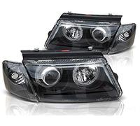 NEWTUNING Phares avant compatible avec passat b5 3b 11.96-08.00 angel eyes noir