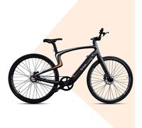 NewUrtopia Vélo électrique intelligent en carbone Sirius (noir orange) taille M 35Nm clignotant antivol Navi App commande vocale vélo vélo smartbike guidon smartbar ultra léger 14kg