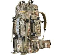 NewView Sac à pression pour la chasse, avec protection imperméable, 60 l/80 l, sac à dos camouflage pour homme, 600 D, pour les chasseurs de camouflage, camouflage, 60L