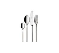 Villeroy & Boch - NewWave ménagère 24 pièces, ensemble de couverts en acier inoxydable de haute qualité pour jusqu'à 6 personnes, adapté au lave-vaisselle