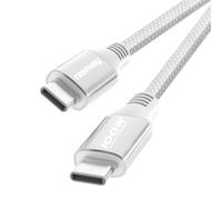 NEWWAY - 2024 Nouveau - Câble USB C vers USB C 100W 2 Mètres - Charge Rapide USB Type C - Nylon Tressé - Compatible Téléphone Portable, Tablettes, Ordinateur Portable