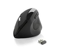 NEWWAY - Souris Verticale sans Fil A4 Ergonomique - 3200 DPI - Repose Pouce, Main, Poignet - Prévention Contre Les Syndromes De La Souris Et De L'Epicondylite - Nano Récepteur Intégré 10 M
