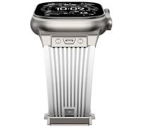 NewWays Bracelet en silicone compatible avec Apple Watch 49 mm, 46 mm, 45 mm, 44 mm, 42 mm (Series 3 2 1), bracelet de rechange sport pour iWatch Ultra 3 2 1 Series 11 10 9 8 7 6 5 4 3 2 1 SE homme et