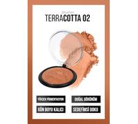 Newwell - Blusher - Terracotta - Poudre de blush marbrée pour les joues - Brillance et contour naturels - Finition longue durée - Bronzeur et blush en un
