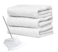Newwiee Lot de 3 Chiffons de Nettoyage Extra Larges en Microfibre 76,2 x 50,8 cm, lavables et réutilisables, sans Traces, Non Pelucheux pour Le Nettoyage de la Maison, du Verre, du Bureau, des