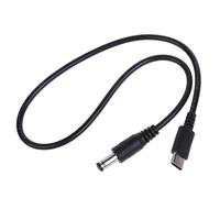 Newwyt Câble d'alimentation USB Type C vers DC 5,5 x 2,5 mm 9 V 12 V 15 V 20 V PD Trigger Power Cable Adapter Line pour écrans LCD Broadcast Radio