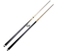 Newwyt Queue de billard 120 cm pour enfants et adultes Noir et jaune 12 mm