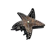 Newwyt Strass Forme d'étoile de mer Femme Adolescents Cheveux Queue de Cheval Griffe de Cheveux Pince à Cheveux délicate Anti-dérapant Prise Photo Accessoires pour Cheveux Acrylique