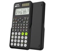 NEWYES Calculatrice Scientifique avec Couvercle Protection 991MS-II, Noir