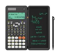 NEWYES calculatrice scientifique avec tablette d'écriture, 417 fonctions calculatrice 991ES Plus améliorée, batterie solaire, pour ingénieur, enseignant, lycée collège fournitures de bureau