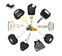 Newyuan Lot de 9 clés de contact 5P8500 14607 JCB 787 777 D250 H806 H800 14603, Ensemble de clés pour pelles et machines de construction