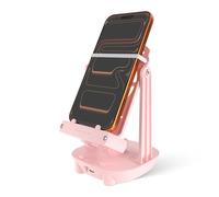 NEWZEROL Podomètre Téléphone Portable Compatible pour Pokemon Go/Pokemon Go Plus, [Œufs à Couver ou Bonbons Copains] [Version Muette] Équipement Accessoire pour Marches d'accès Rapide - Rose