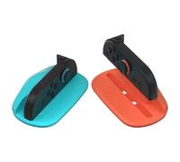 NEWZEROL Support de Souris Compatible avec Switch 2, pour Drag X Drive, Ultra léger, sans Influence des Boutons, Améliore l'expérience de Jeu sur Le Bureau, Accessoires Switch 2 - Bleu/Orange