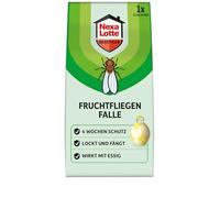NEXA LOTTE Piège à mouches à fruits, 1 piège, efficace contre les mouches des fruits, avec appât au vinaigre, utilisation immédiate, efficace jusqu'à 4 semaines, décoratif et anti-fuite, vert