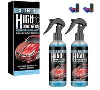 Nexa Turbo Shine 3 in 1 Car Scratch Remover & Paint Protector - Nano Coating Spray for Quick Waterless Wash, Polish & Shine for Car Owners (2PCS)