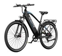 NexaCore Distribuito C29 MAX Upgraded + F26 Pro Silver Lot de 2 vélos électriques pour adultes, cadre en alliage d'aluminium, dérailleur Shimano, freins à disque hydrauliques, Bluetooth et application