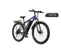 NexaCore Distribuito C29 Pro Lot de 2 vélos électriques pour adultes, avec double batterie + E29, noir et rouge, cadre en alliage d'aluminium, dérailleur Shimano, freins à disque hydrauliques