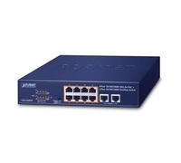 NexaCore Planet 1008HP Switch Desktop Poe+ Gigabit - 8 Ports 802.3at Poe + 2 Ports Uplink, 120W