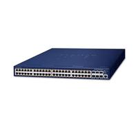 NexaCore Planet SGS-6310-48P6XR - Commutateur Managed L3 empilable, 48× Poe+ 802.3at + 6× 10G SFP+, Alimentation redondée
