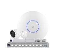 NexaCore Ubiquiti Kit Réseau Pro - UDM-Pro, Switch L3 24 Ports PoE++ 400W, 4× U7-Pro WiFi 7 Tri-Bande, 2× Caméras 2K G5 Bullet - Couverture WiFi Entreprise & sécurité Essentielle