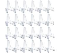 Nexaflow 24 pièces Presentoir Supports Acrylique pour Collection, Support Carte pour Pokemon, support de carte transparent pour pièces de monnaie, montres de poche, médailles, objets de collection