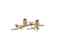 NexaGeniX Bougeoirs de Table Bougeoir en Laiton Romantique de Luxe léger, Ornements de Chandelier décoratifs rétro à Double tête pour la Maison